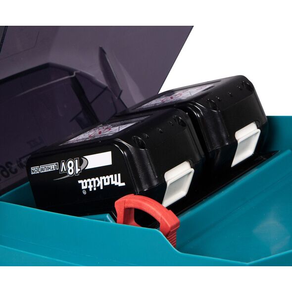 Χλοοκοπτική μηχανή μπαταρίας MAKITA MAKITA cordless lawnmower DLM481Z, 36Volt (2x18Volt) (μπλε/μαύρο, χωρίς μπαταρία και φορτιστή, με κίνηση τροχών)