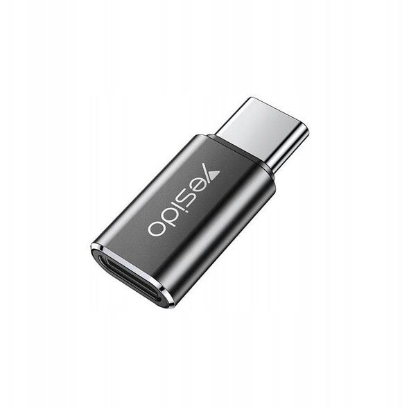 yesido Αντάπτορας OTG GS22 Type-C-Lightning ΜΑΥΡΟ