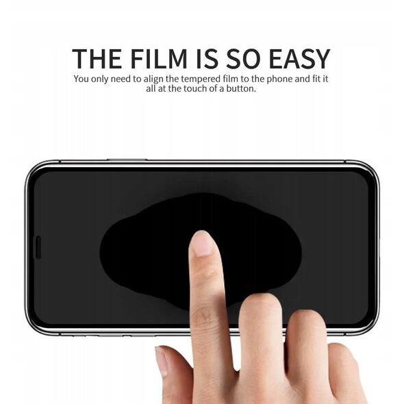 Tempered Glass X-ONE Full Cover Extra Strong Crystal Clear - για Samsung S24 FE (full glue) μαύρο