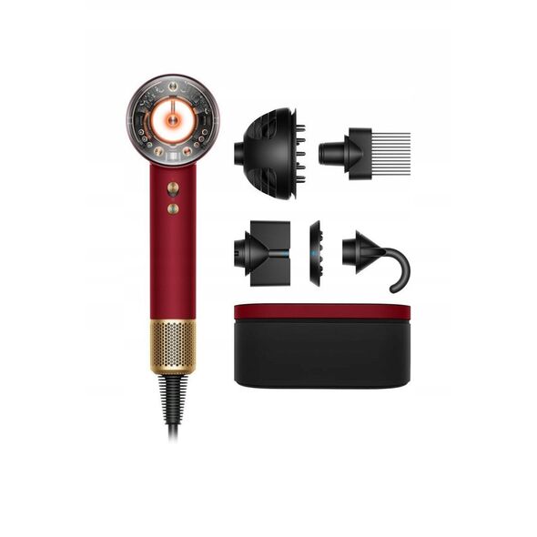 Dyson Supersonic Nural HD16 Velvet Red/Gold, EU | Πιστολάκι μαλλιών | 1600W, 3 ταχύτητες