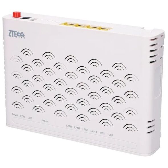 Zte F600W | Ont | Wifi, 1X Gpon, 4X Rj45 100Mb/S, 1X Usb