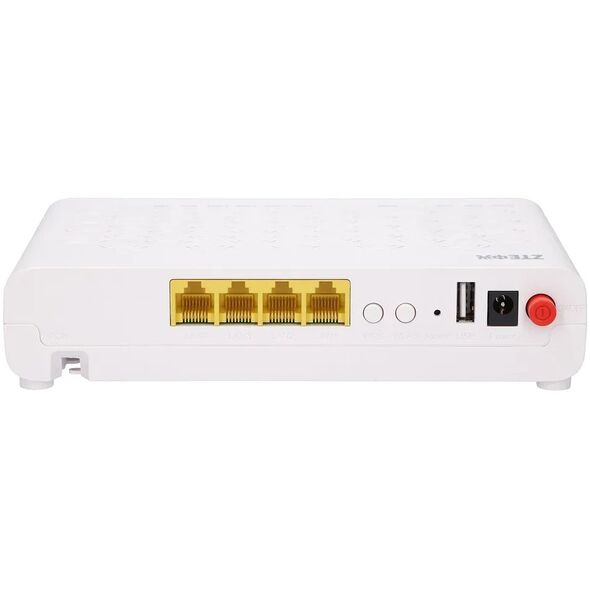 Zte F600W | Ont | Wifi, 1X Gpon, 4X Rj45 100Mb/S, 1X Usb