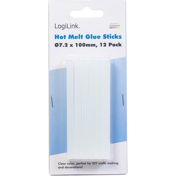 Pistolet do kleju LogiLink LogiLink Heißklebestifte Durchmesser 7,2mm x 100mm, 12 Stück