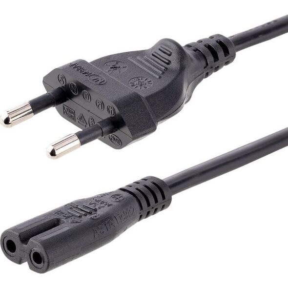 Kabel zasilający StarTech StarTech 752E-3M-POWER-LEAD kabel zasilające Czarny CEE7/16 C7 panel
