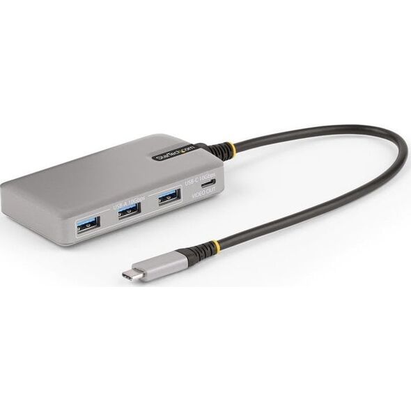 HUB USB StarTech StarTech HB31C3A1CDPPD3 huby i koncentratory USB 3.2 Gen 2 (3.1 Gen 2) Type-C 10000 Mbit/s Srebrny
