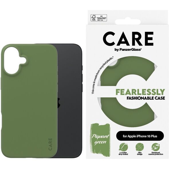 PanzerGlass PanzerGlass CARE Fashion Colors iPhone 16 Plus πράσινο
