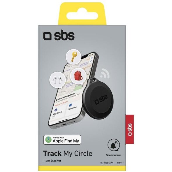 SBS Track My Circle συμβατό με Apple μαύρο