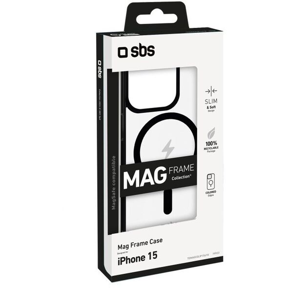 Θήκη SBS MagFrame iPhone 15 μαύρο