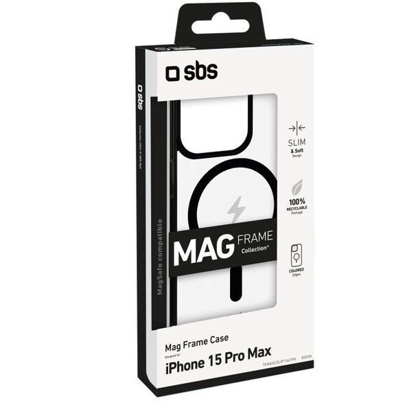 Θήκη SBS MagFrame iPhone 15 Pro Max μαύρο