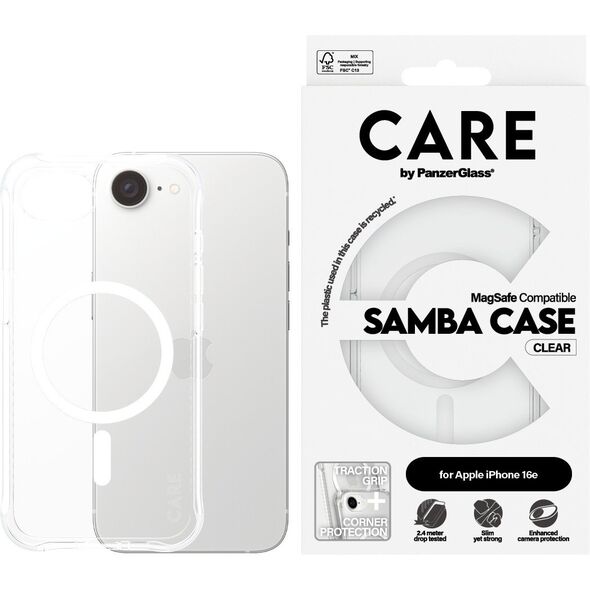PanzerGlass CARE Samba Θήκη MagSafe iPhone 16e διάφανη