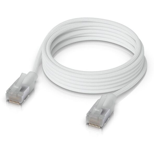 Ubiquiti UACC-Cable-Patch-EL-C6A-2M-W καλώδιο δικτύου Ημιδιαφανές, Λευκό Cat6a