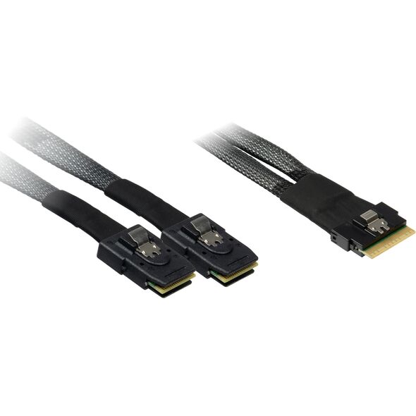 Καλώδιο Inter-Tech 88885641 SAS 0,75 m 24 Gbit/s Μαύρο