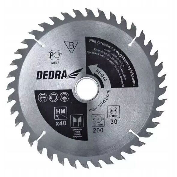 Πριόνι δίσκου για ξύλο 80z διάμ.305x30mm