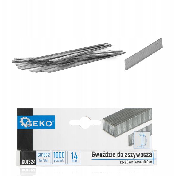 Καρφιά για συρραπτικό 1.2x2.0mm 14mm 1000τμχ. (200)