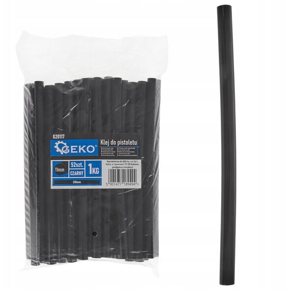 Κόλλα για πιστόλι 11mm-200mm 1kg μαύρο 52τμχ. (10/20)