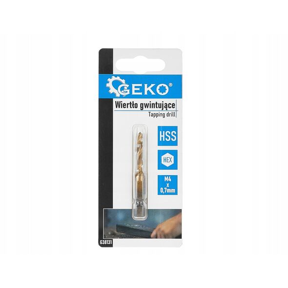 Τρυπάνι κοχλιωτής HSS M4 x 0,7mm HEX (50/250)