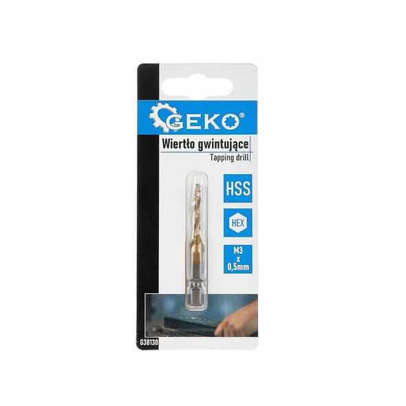 Τρυπάνι κοχλιοτομής HSS M3 x 0,5mm HEX (50/250)