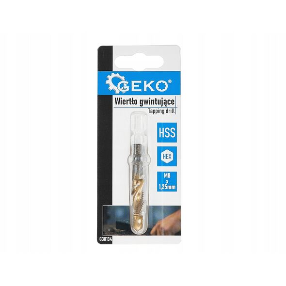 Τρυπάνι κοχλιοτόμησης HSS M8 x 1,25mm HEX (50/250)