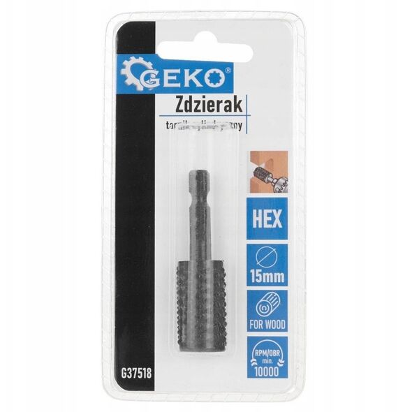 Ξύστρα – κυλινδρική λίμα για ξύλο 15mm HEX (50/250)