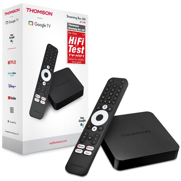 Thomson 240G σετ Smart TV Μαύρο 4K Ultra HD 8 GB Wi-Fi Ενσύρματο δίκτυο LAN