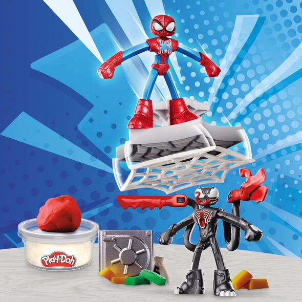 Play-Doh Marvel Spider-Man Launch & Slice Playset