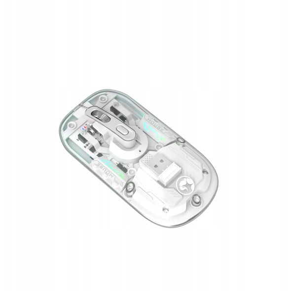 Mysz MARVO Prism 20W transparentna