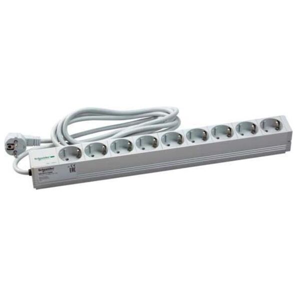 SCHNEIDER ELECTRIC ACTASSI 1U PDU ΔΙΑΝΟΜΗ ΙΣΧΥΟΣ ΡΑΓΑ - 9 ΠΡΙΖΕΣ SCHUKO 19P VDE