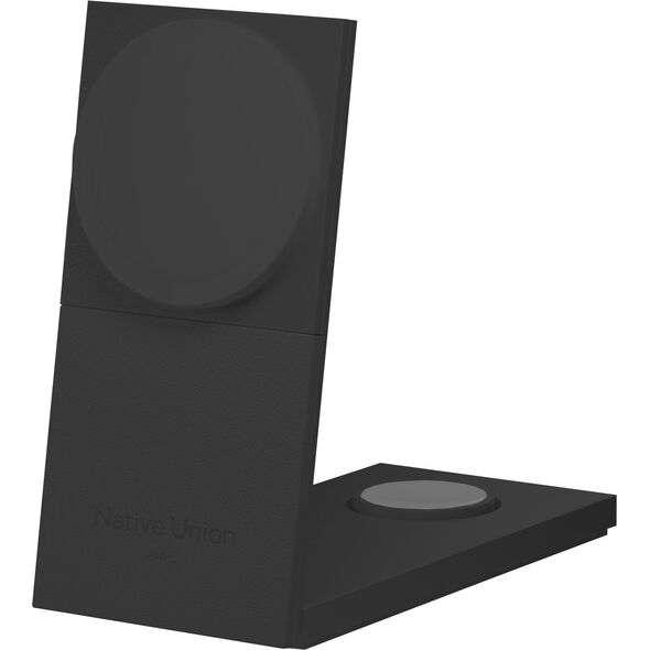 Native Union Rise 3-in-1 Qi2 Wireless Charger - ασύρματος φορτιστής Qi2 15W για τρεις συσκευές συμβατός με MagSafe (μαύρο)