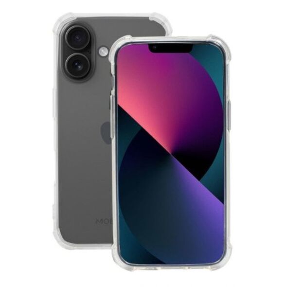 Mobilis R Series για iPhone 16 - Διαφανές - Μαλακή θήκη