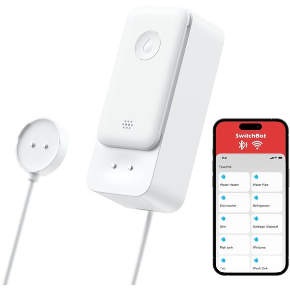 SwitchBot WLAN Ανιχνευτής Νερού - με καλώδιο αισθητήρα