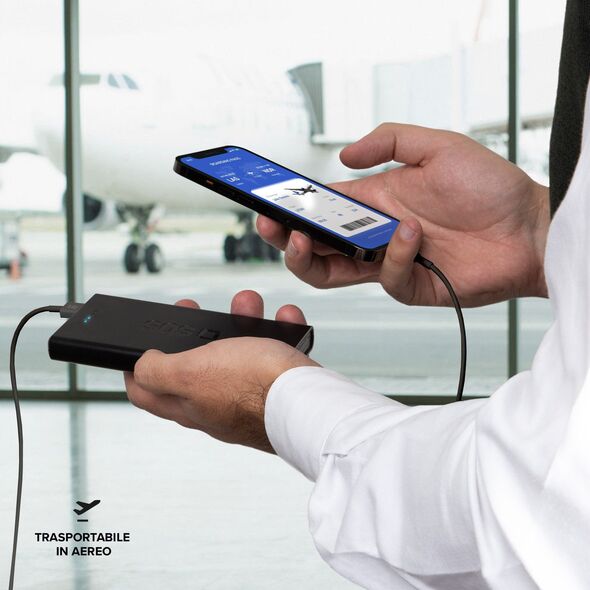 Τράπεζα ισχύος SBS TTBB10000FASTPD2 10000 mAh Μαύρο