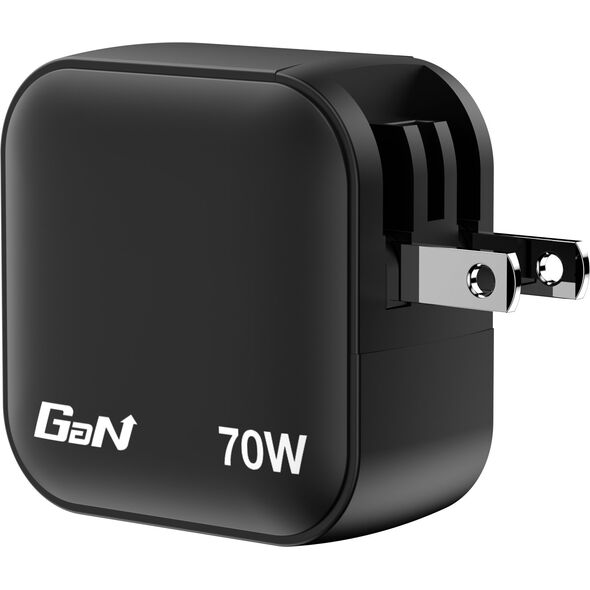 Verbatim, Φορτιστής GaN USB 3.0, USB C, γκρι, 70W, εναλλάξιμες άκρες C,G,A