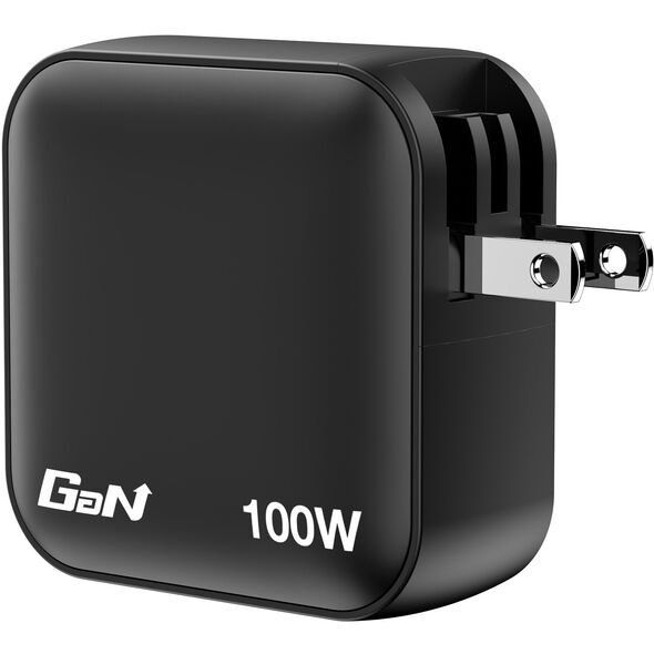 Verbatim, Φορτιστής GaN USB 3.0, USB C, γκρι, 100 W, εναλλάξιμες άκρες C,G,A