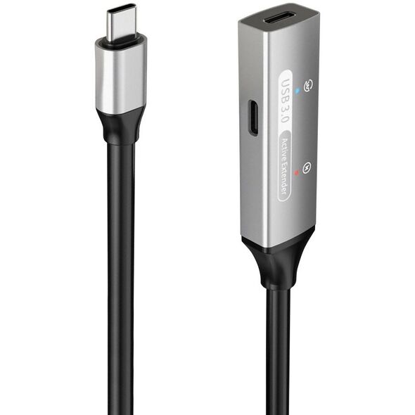 PREMIUMCORD USB-C επαναλήπτης και καλώδιο προέκτασης Male-Female, 5Gbps Αλουμίνιο 5m