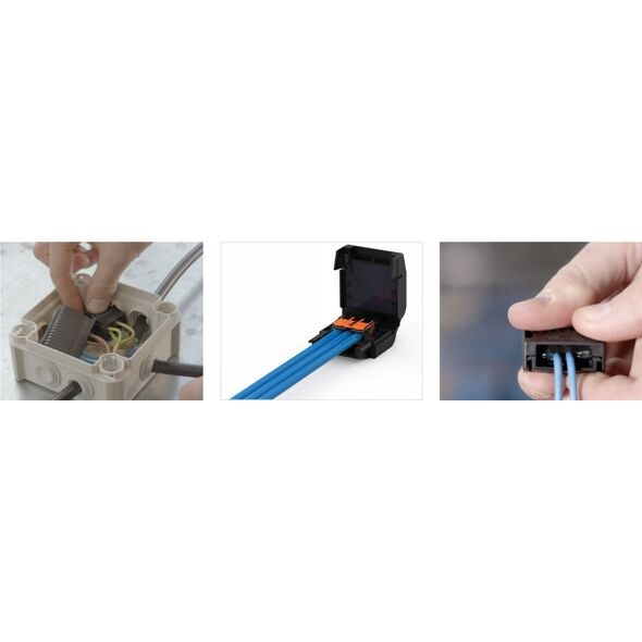 Cellpack Puszka żelowa Cellpack Easy-Protect 112 Wago-Compact 0,2-4 mm2 407858 ze złączkami (jedna złączka dwuprzewodowa)
