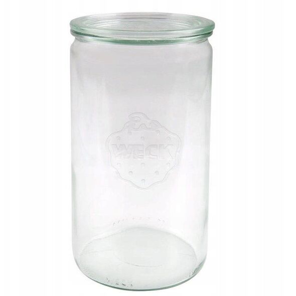 Κυλινδρικό βάζο 1590 ml με καπάκι - συσκ. 6 τεμ