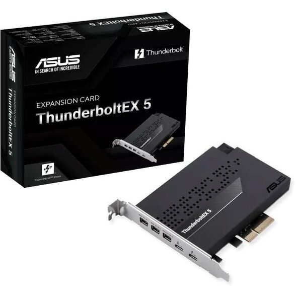 Κάρτα επέκτασης ASUS ThunderboltEX 5, PCIe 4.0x4, 2xThunderbolt 5, 3x Mini-DP