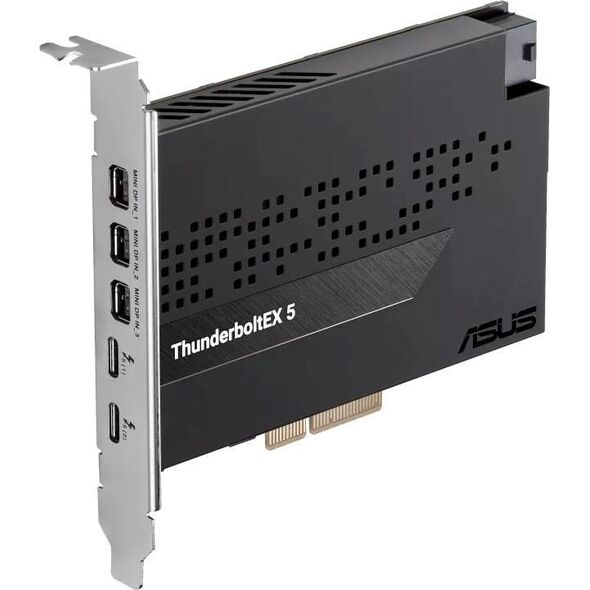 Κάρτα επέκτασης ASUS ThunderboltEX 5, PCIe 4.0x4, 2xThunderbolt 5, 3x Mini-DP