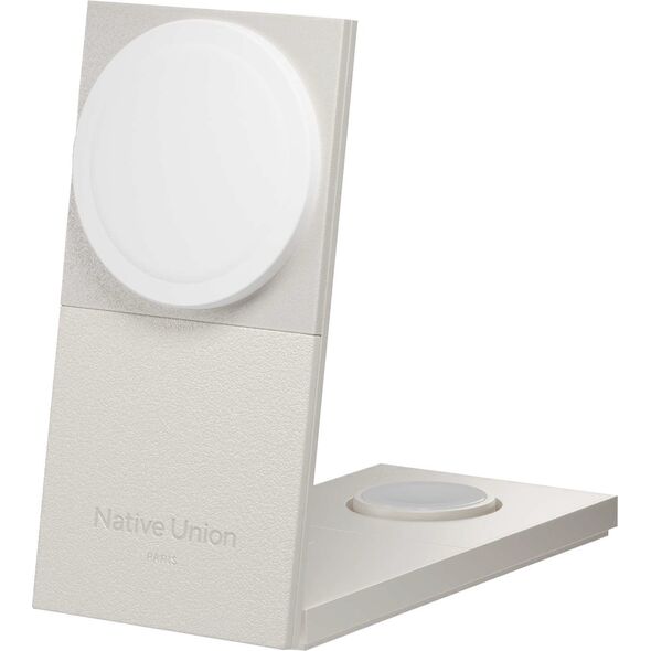 Native Union Rise 3-in-1 Qi2 Wireless Charger - ασύρματος φορτιστής Qi2 15W για τρεις συσκευές συμβατός με MagSafe (sandstone)
