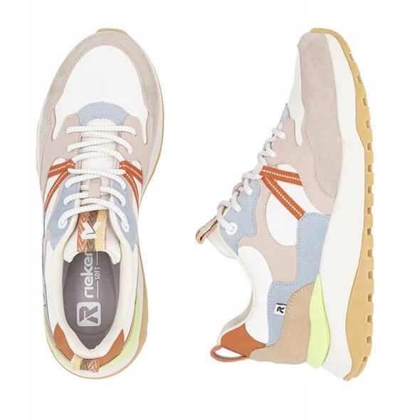 Rieker Sneakers W2501-82 λευκά 39