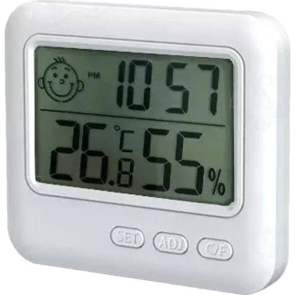 Stacja pogodowa Aptel ELEKTRONICZNA STACJA POGODY z Higrometrem biały AG780