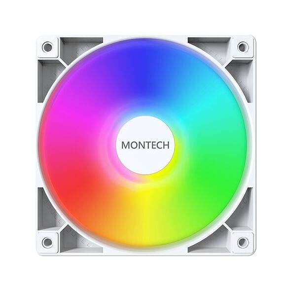 Montech GF120 PWM ARGB ανεμιστήρας, σετ 3 τεμαχίων - 120mm, λευκό