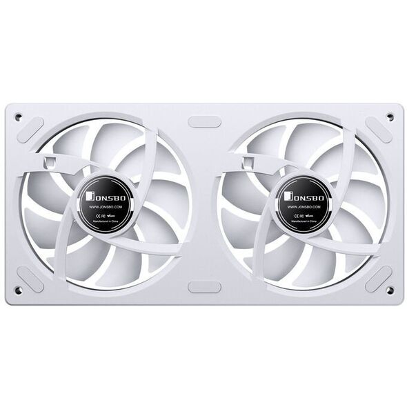 Jonsbo ZA-240 ανεμιστήρας, αντίστροφη λεπίδα, PWM, ARGB - 240mm, λευκό
