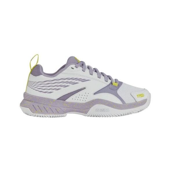 Tennis shoes for ladies SPEEDEX CLAY white/wisteria EU38