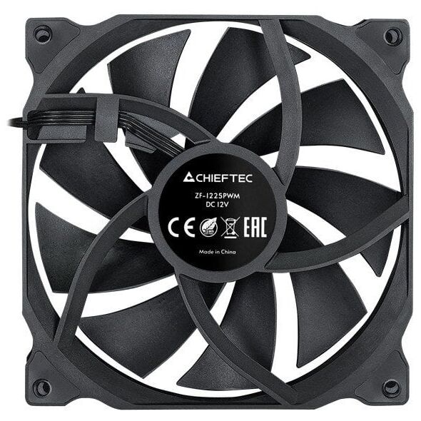 CHIEFTEC ανεμιστήρας ZF-1225PWM, 120mm, PWM, μαύρο