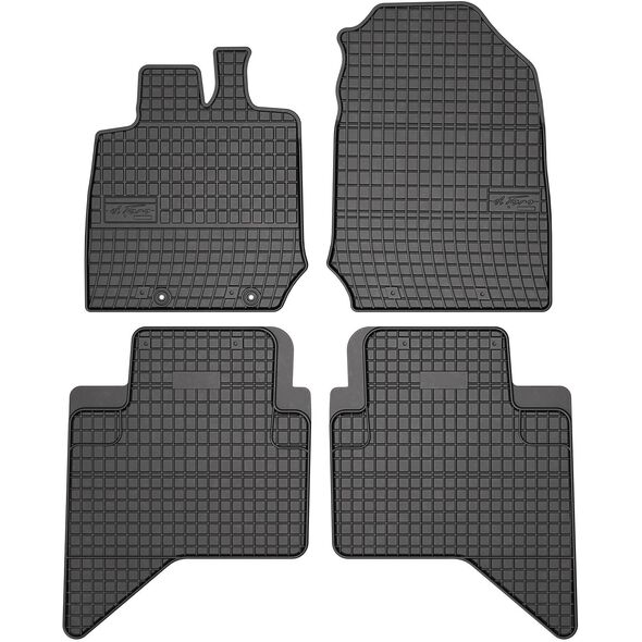 Λαστιχένια πατάκια Isuzu D-MAX III, 4-θυρη διπλή καμπίνα 2019