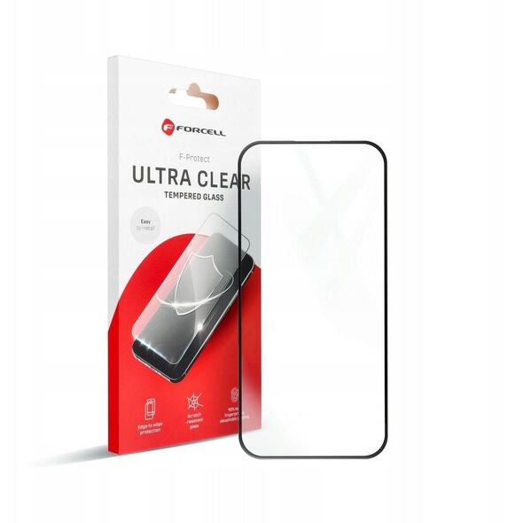 Tempered Glass FORCELL Ultra Clear Glass - για Samsung Galaxy A16 4G / A16 5G / M16 5G μαύρο