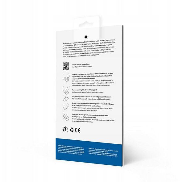 Tempered glass BlueStar 5D - for Samsung A16 4G / A16 5G / M16 5G (full glue/case friendly) - black