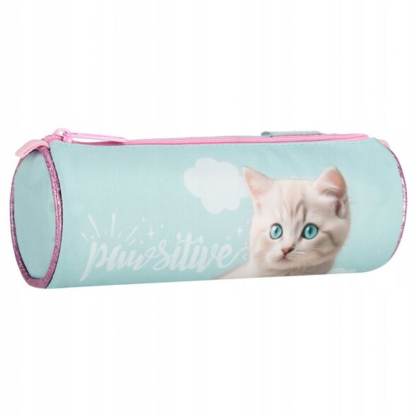 Κασετίνα σωλήνας 1 φερμουάρ CUTIES KITTY STK-16 PB12/48