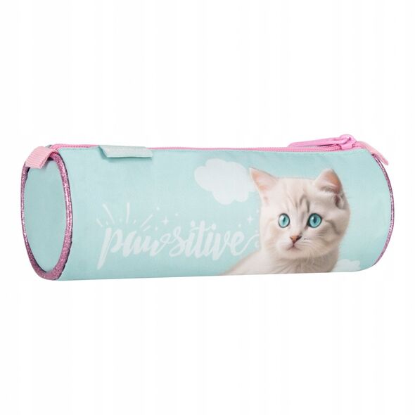 Κασετίνα σωλήνας 1 φερμουάρ CUTIES KITTY STK-16 PB12/48